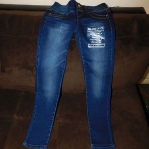 GIRL’S BLUE SPICE HIGH WAISTED SKINNY JEANS